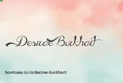 Desirae Burkhart