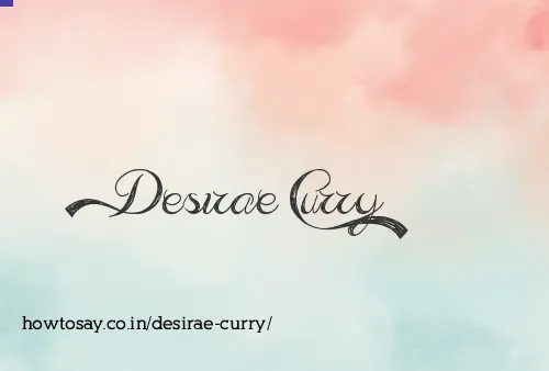 Desirae Curry