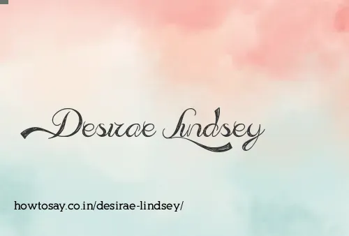 Desirae Lindsey