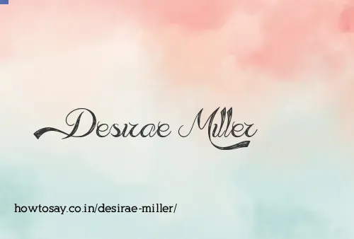 Desirae Miller