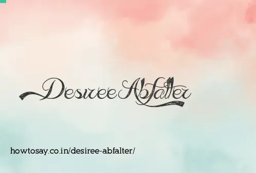 Desiree Abfalter