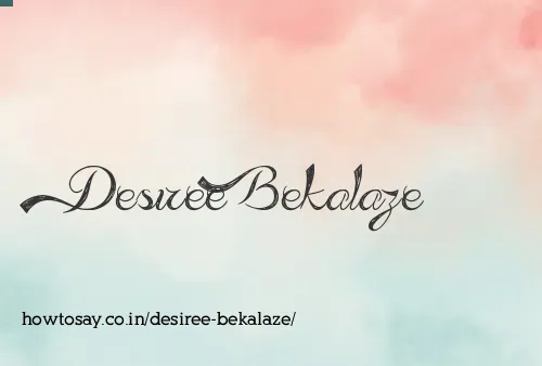 Desiree Bekalaze