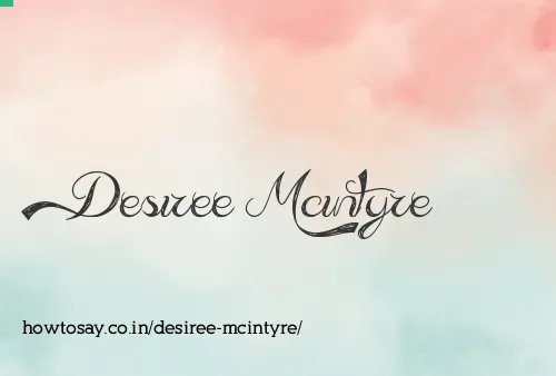 Desiree Mcintyre