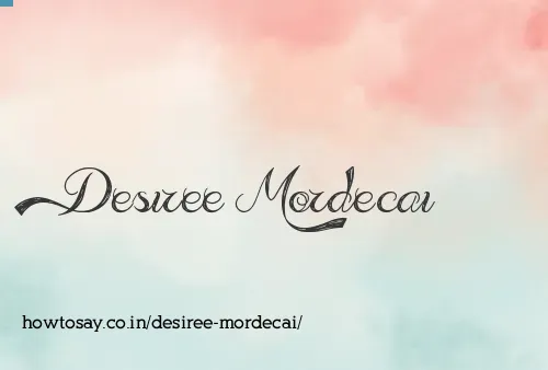 Desiree Mordecai