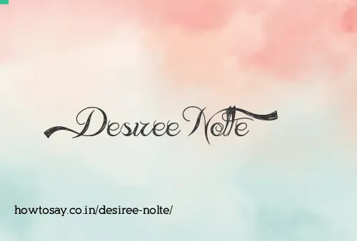 Desiree Nolte