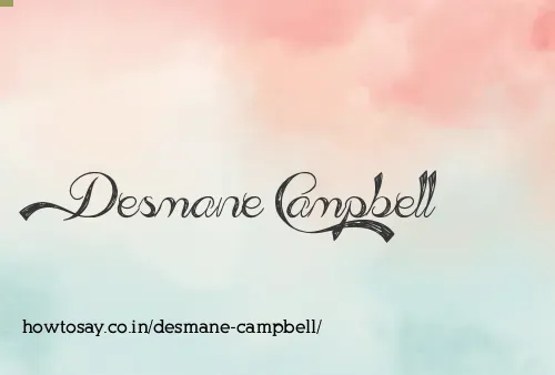 Desmane Campbell