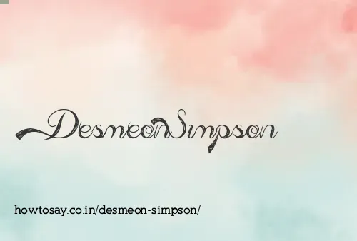 Desmeon Simpson