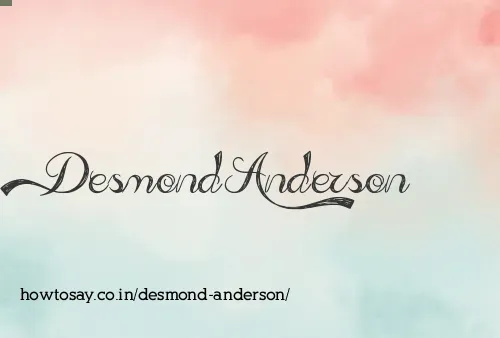 Desmond Anderson