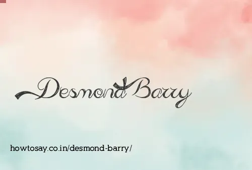 Desmond Barry