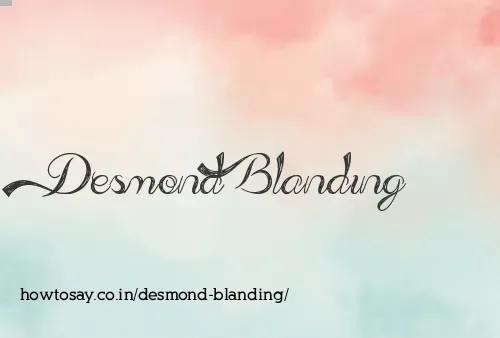 Desmond Blanding