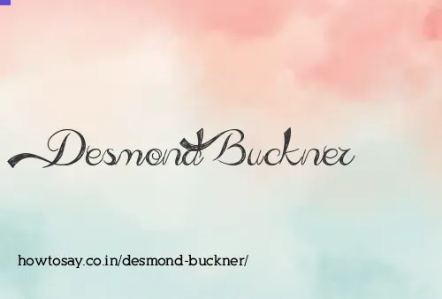 Desmond Buckner
