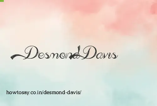 Desmond Davis