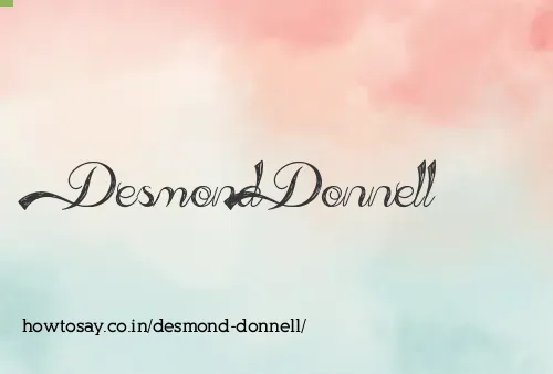 Desmond Donnell