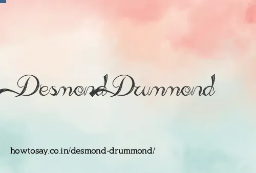 Desmond Drummond