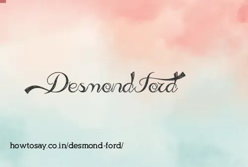Desmond Ford