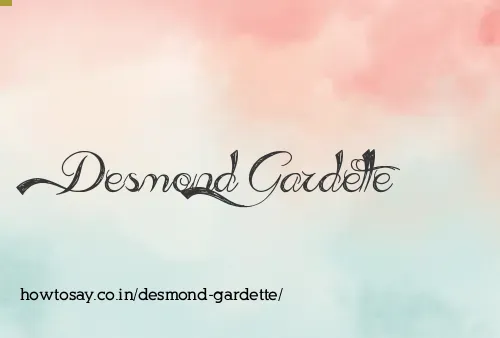 Desmond Gardette