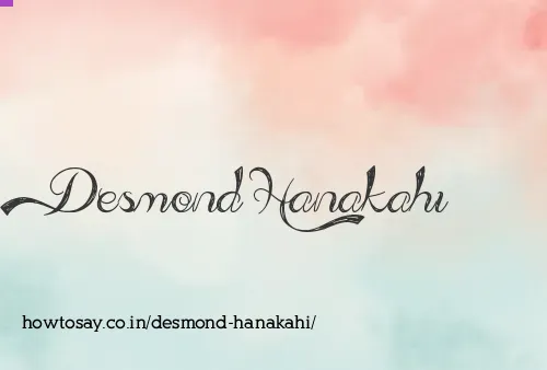 Desmond Hanakahi
