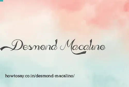 Desmond Macalino