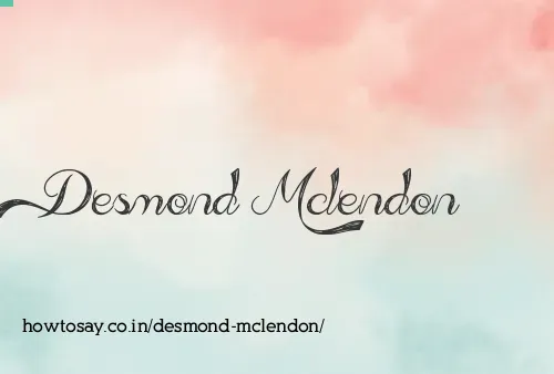 Desmond Mclendon