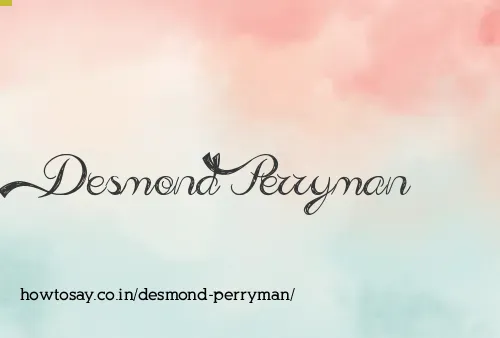 Desmond Perryman