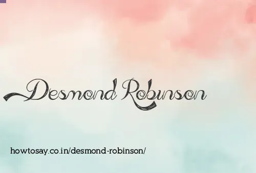 Desmond Robinson