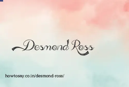 Desmond Ross
