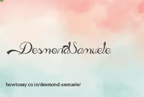 Desmond Samuele