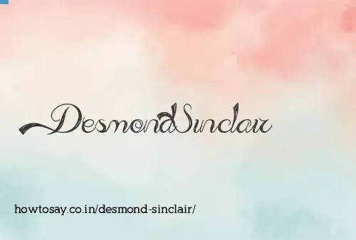 Desmond Sinclair