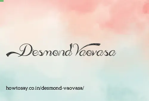 Desmond Vaovasa