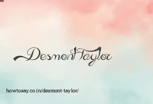 Desmont Taylor