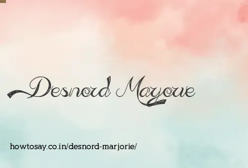 Desnord Marjorie