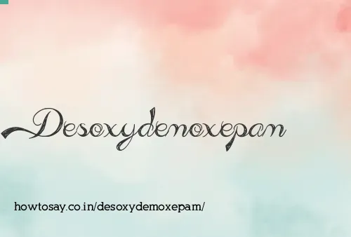 Desoxydemoxepam