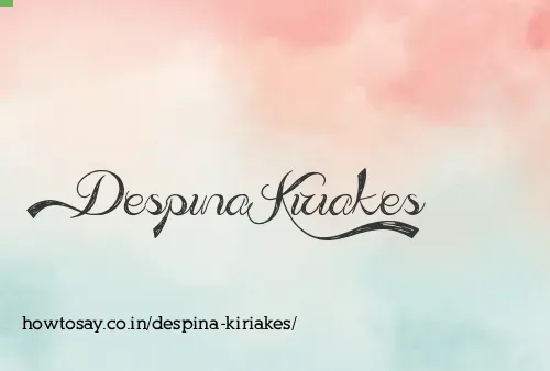 Despina Kiriakes