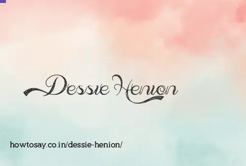 Dessie Henion