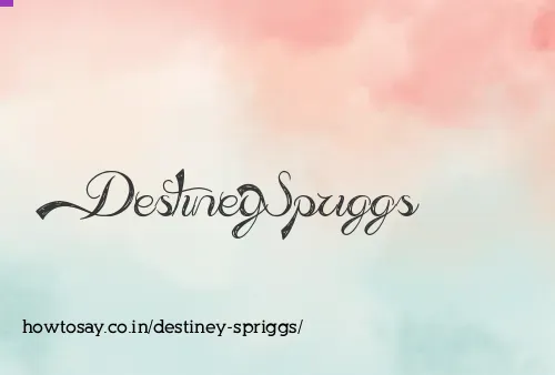 Destiney Spriggs