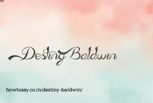 Destiny Baldwin