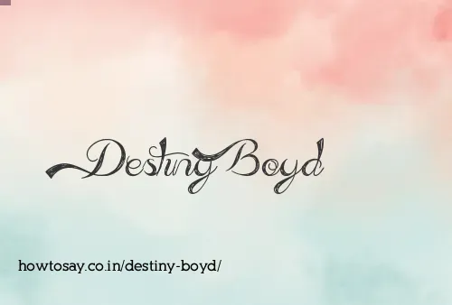 Destiny Boyd