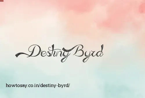 Destiny Byrd