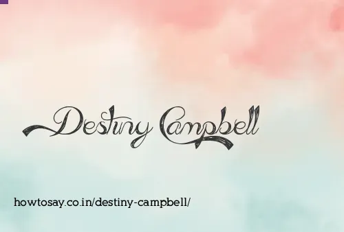 Destiny Campbell