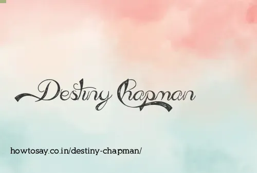 Destiny Chapman