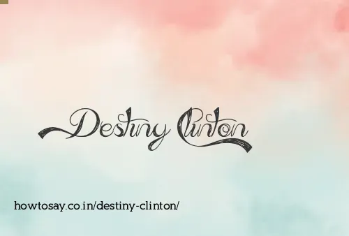 Destiny Clinton