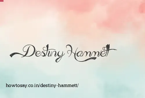 Destiny Hammett