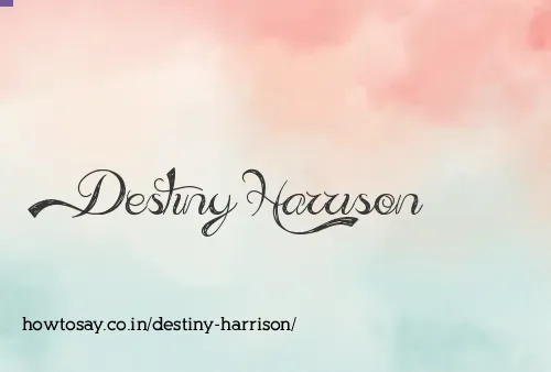 Destiny Harrison