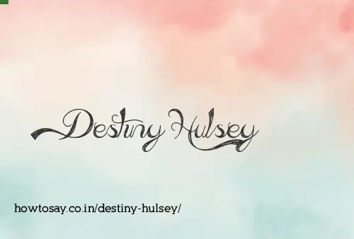 Destiny Hulsey