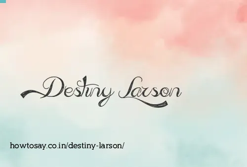 Destiny Larson