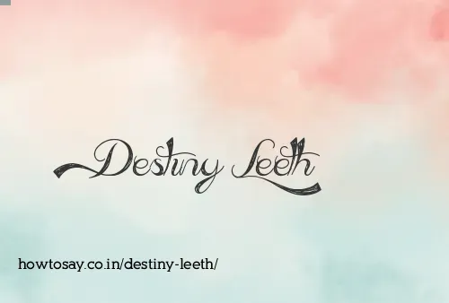 Destiny Leeth