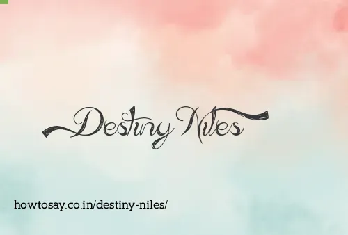 Destiny Niles