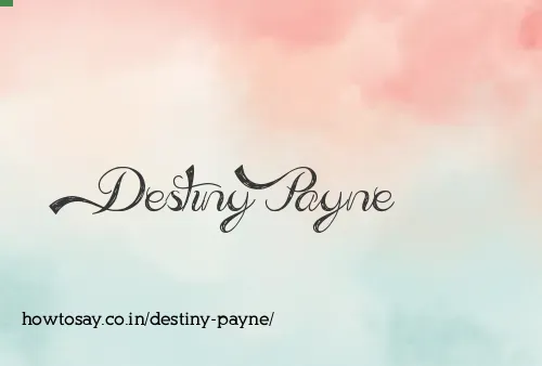 Destiny Payne