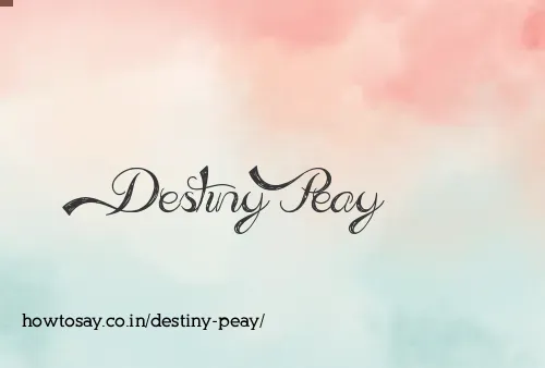 Destiny Peay