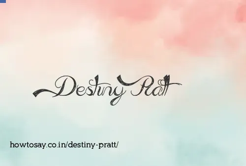 Destiny Pratt